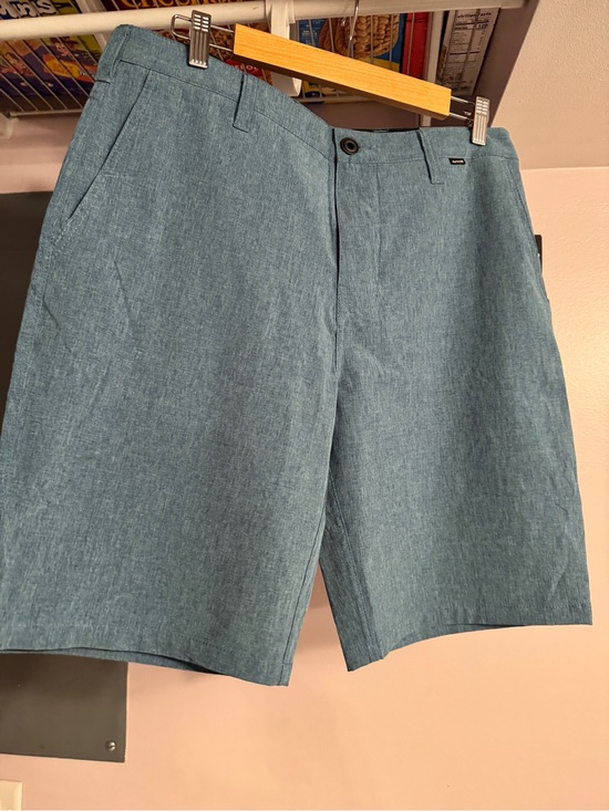 Hurley Other - Hurley Teal Blue Flat Front Hybrid Shorts